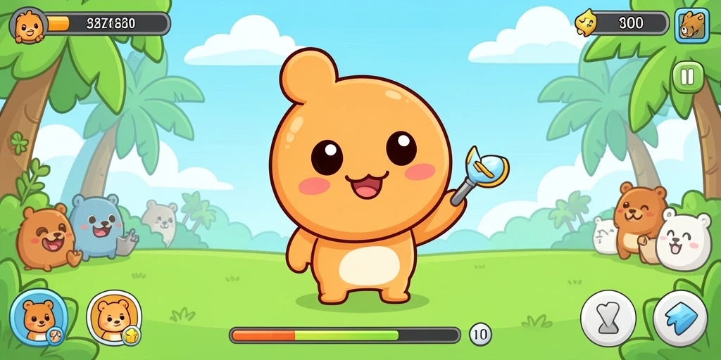 Screenshot dari kompetisi yang terjadi di dalam game.