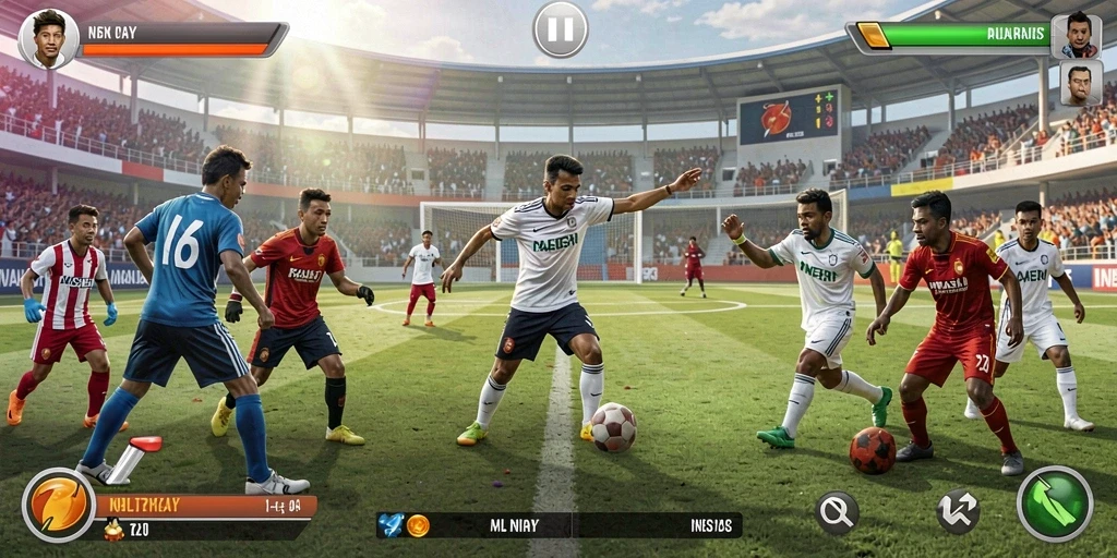 Screenshot 3 memperlihatkan tema mesin slot yang variatif.