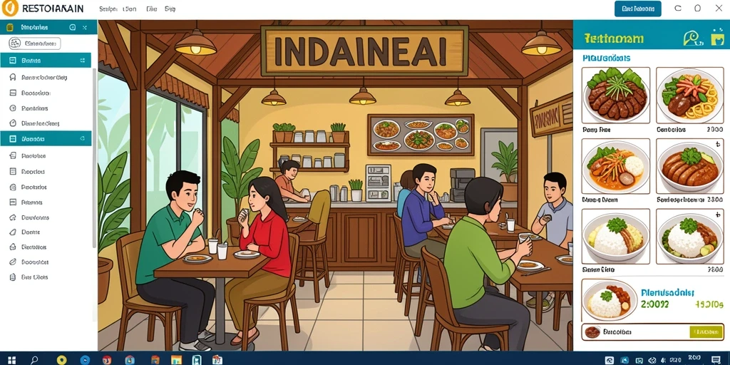 Screenshot aksi seru dalam mode multiplayer yang kompetitif.